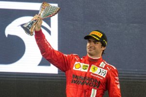 world champion in the right Ferrari